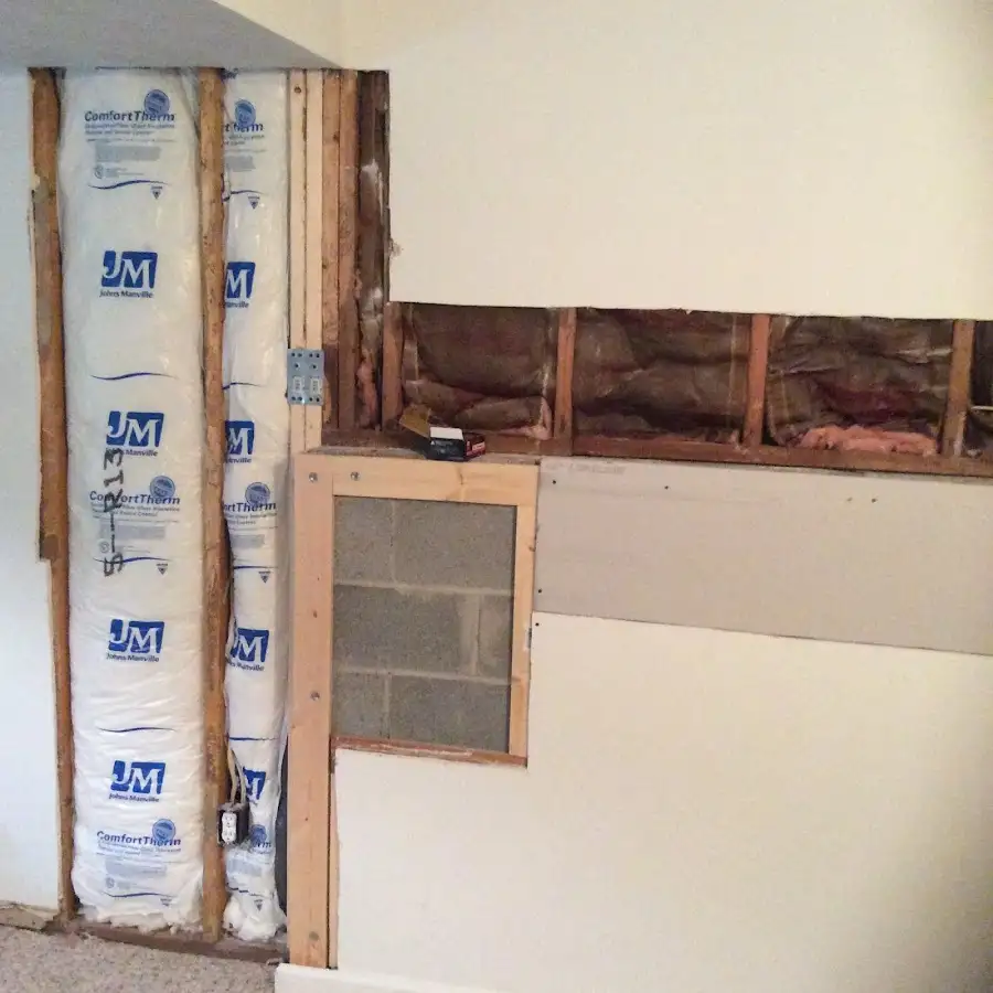 Wall insulation replacement during Odor Removal & Deodorization in Waxahachie